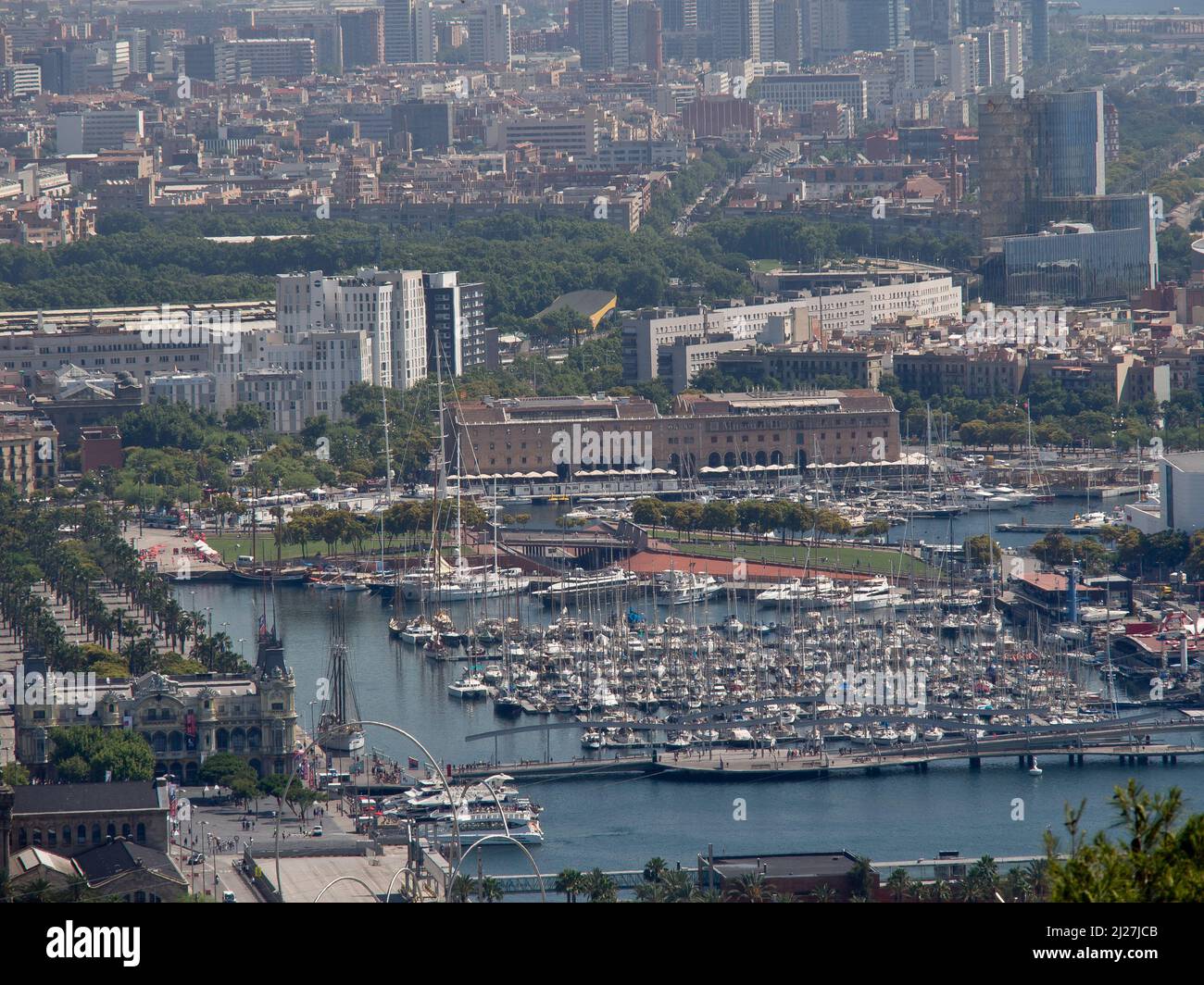 the city of barcelona in spain Stock Photo - Alamy