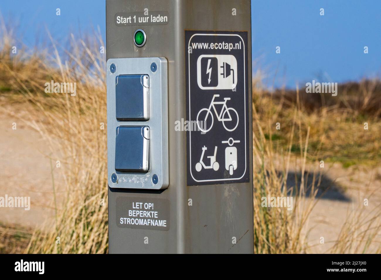 Dutch free Ecotab ebike charging station / EV charger for electric