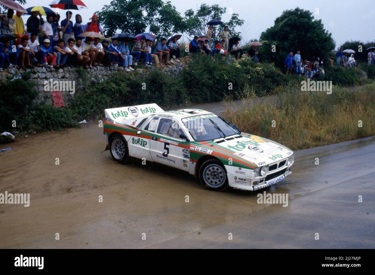 Michele Rayneri (ITA) Carlo Cassina (ITA) Lancia Rally 037 GrB Jolly