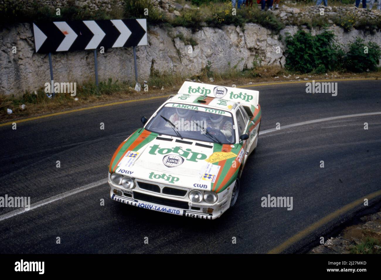 Michele Rayneri (ITA) Carlo Cassina (ITA) Lancia Rally 037 GrB Jolly ...