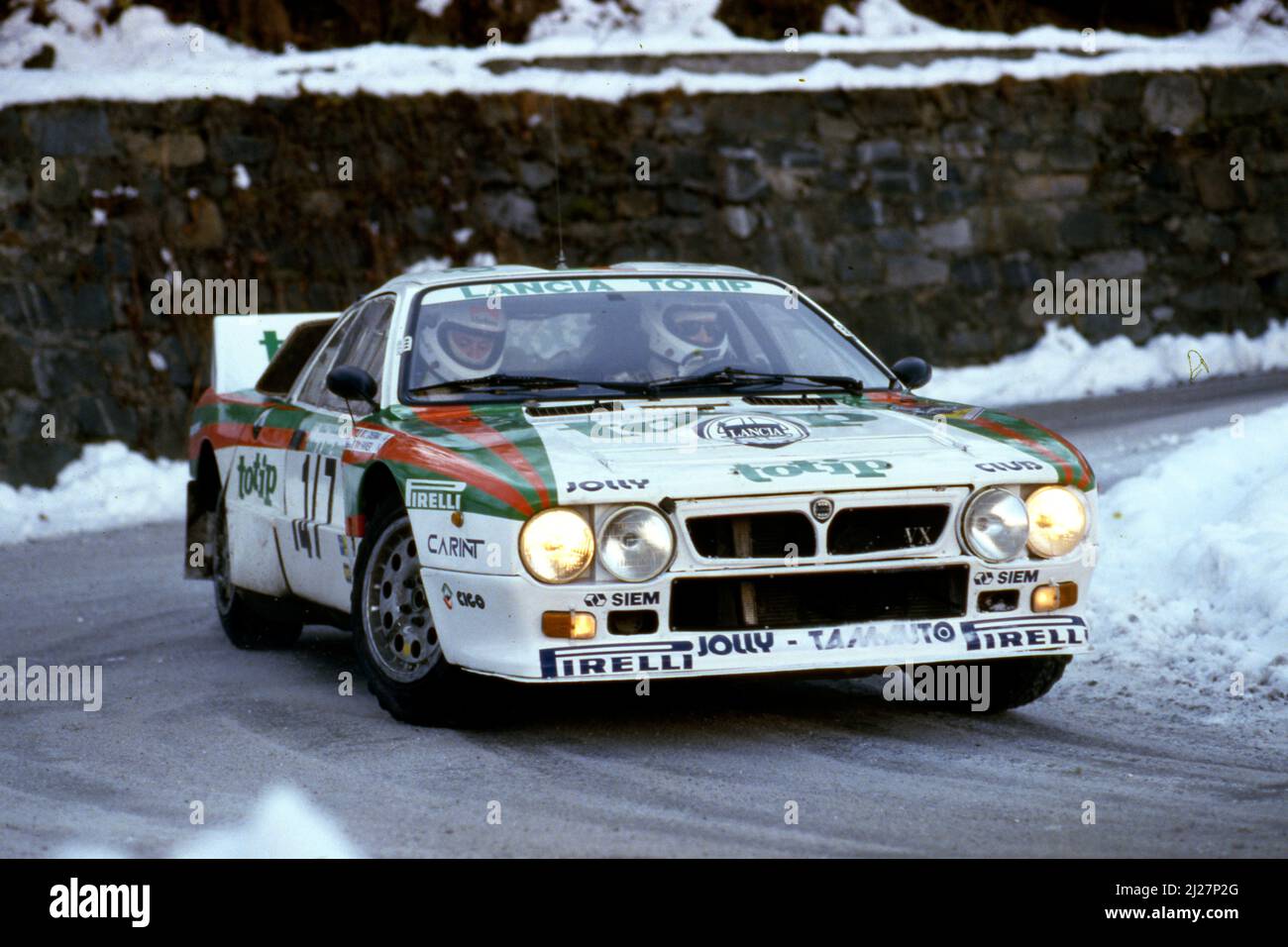 Michele Rayneri (ITA) Carlo Cassina (ITA) Lancia Rally 037 GrB Jolly ...