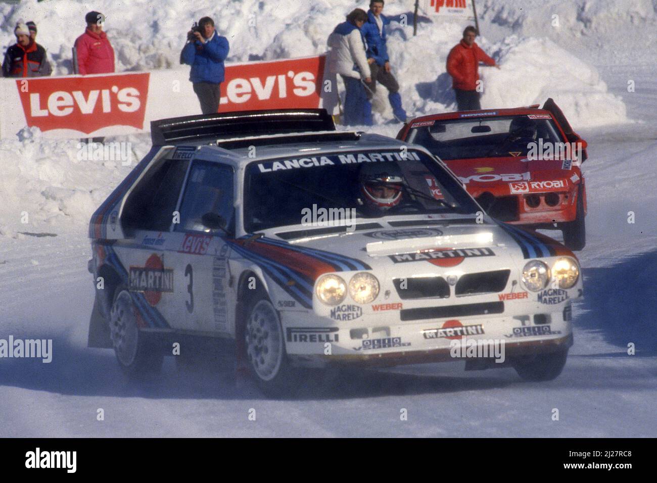Massimo Miki Biasion FRA Bruno Saby FRA Lancia Delta S4 GrB Lancia 
