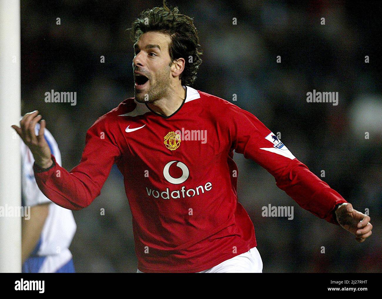 File photo dated 25-01-2006 of former Manchester United forward Ruud Van Nistelrooy, who has signed a three-year deal to become PSV's manager from this summer. Issue date: Wednesday March 30, 2022. Stock Photo