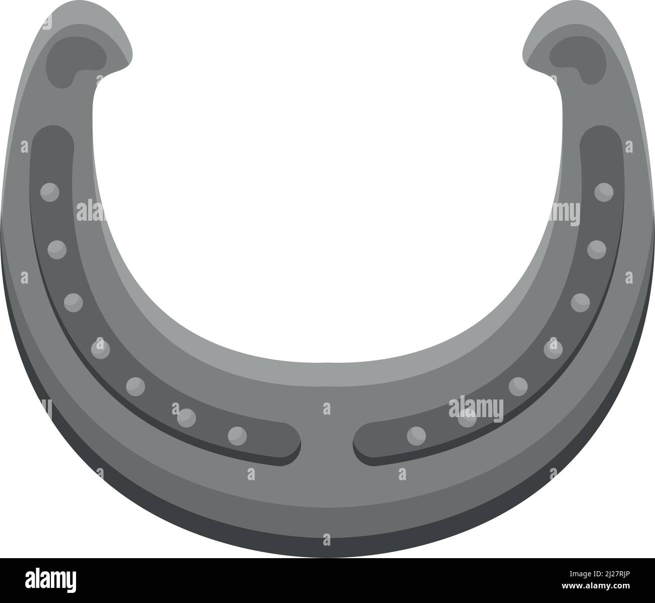 silver horseshoe metal Stock Vector Image & Art Alamy