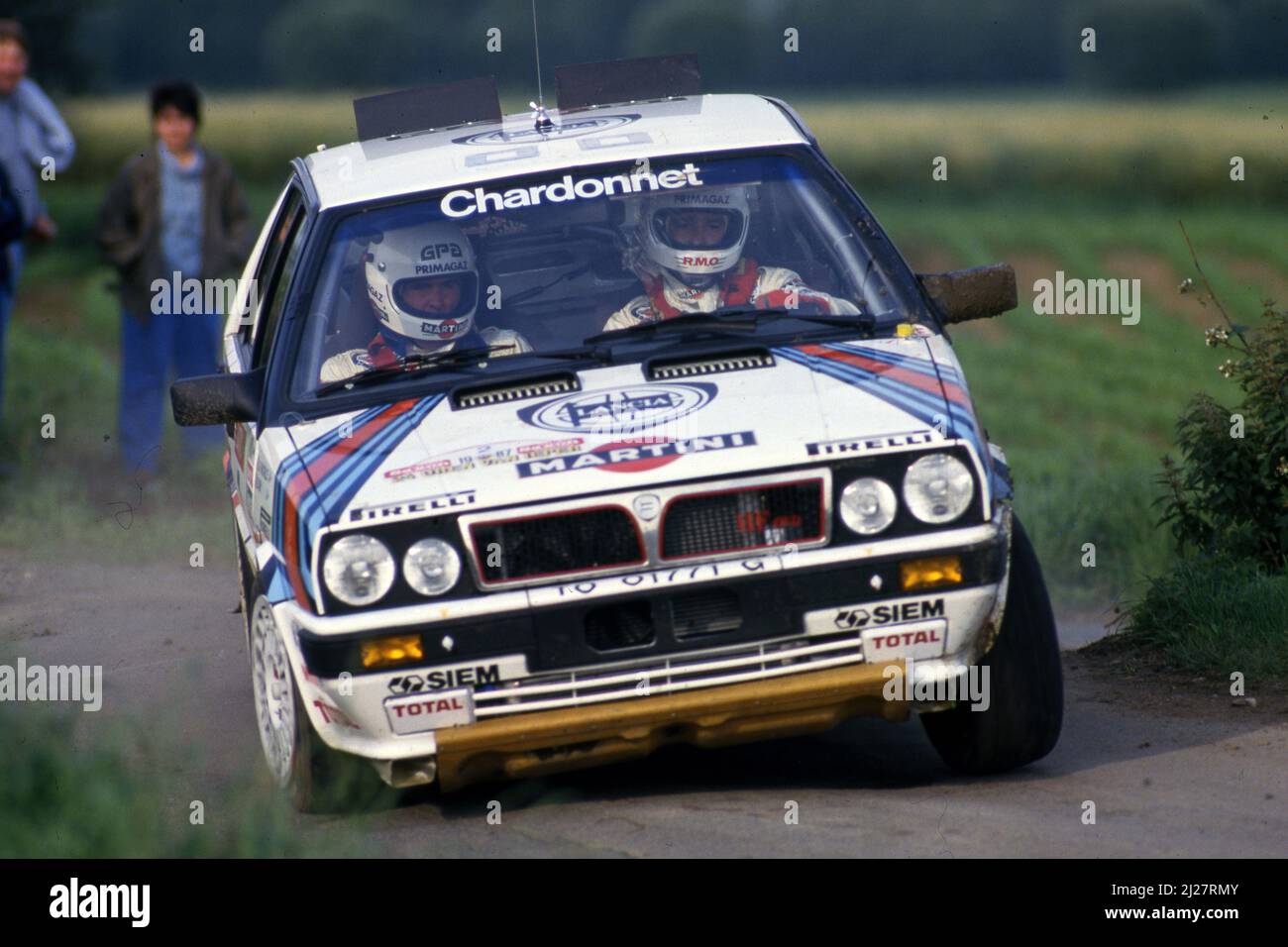 Bruno Saby (FRA) Jean Francois Fauchille (FRA) Lancia Delta HF 4WD GrA