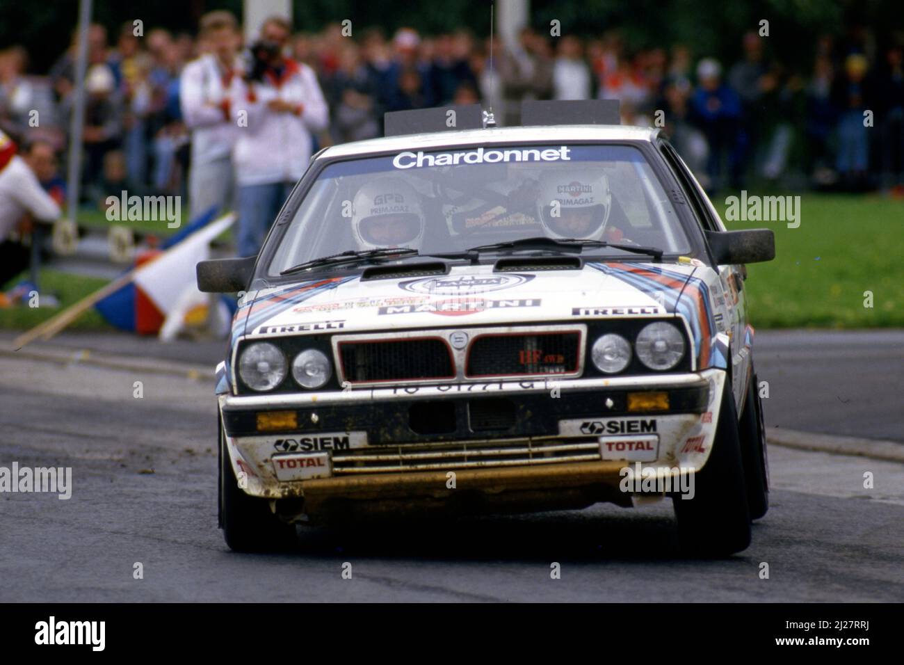 Bruno Saby (FRA) Jean Francois Fauchille (FRA) Lancia Delta HF 4WD GrA