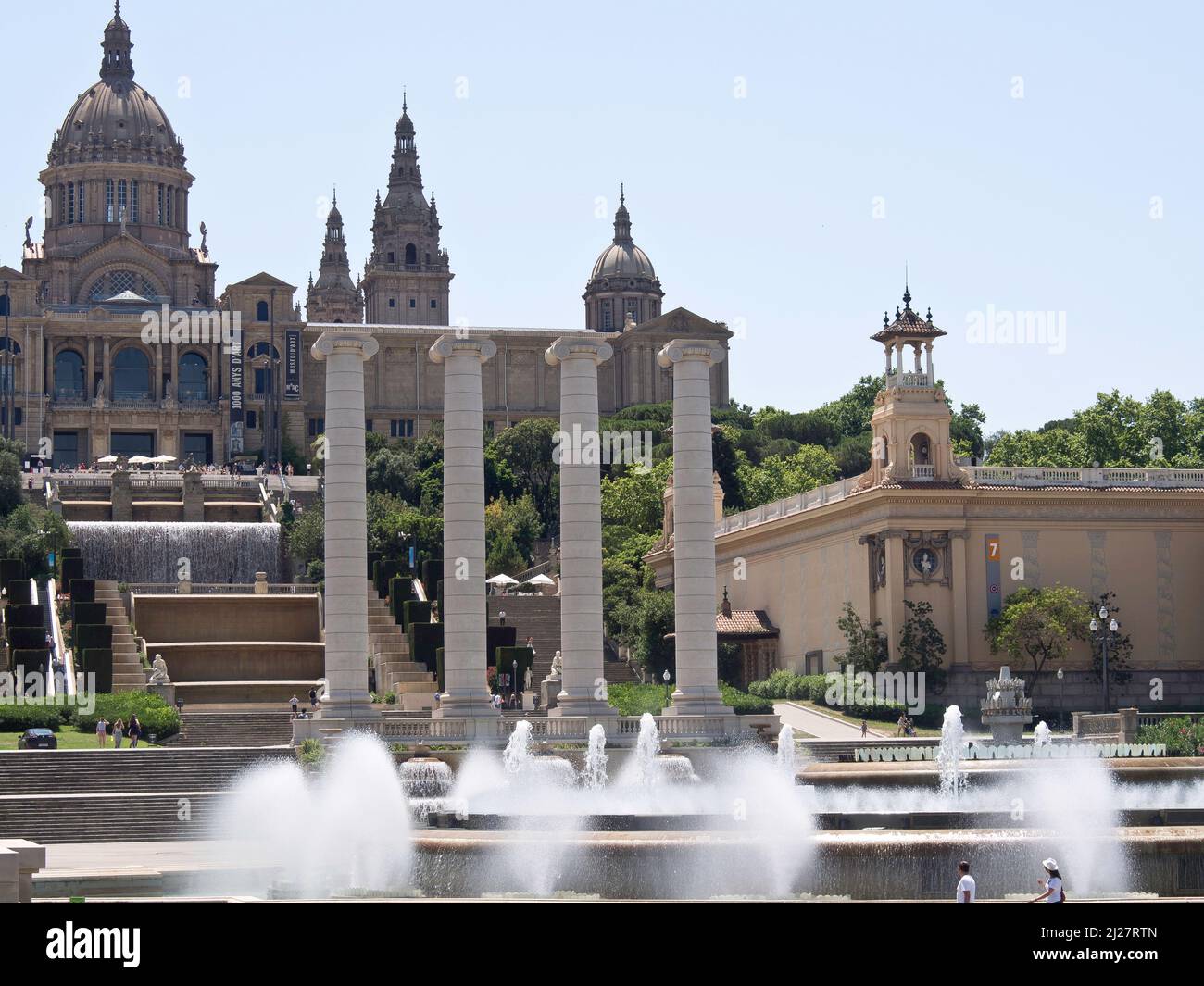 the city of barcelona in spain Stock Photo - Alamy