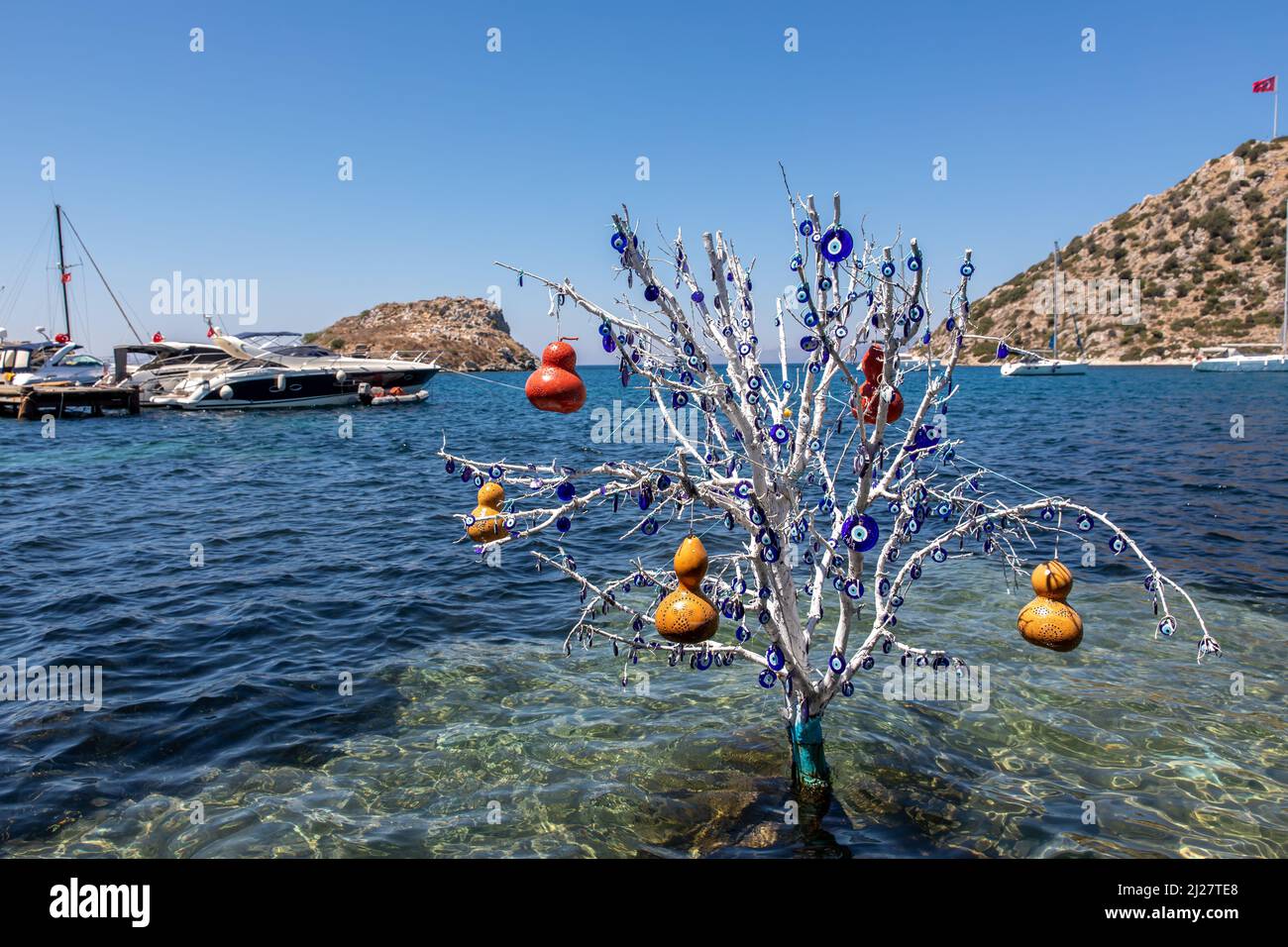 Gumusluk beach of Turkey in Bodrum Stock Photo Alamy