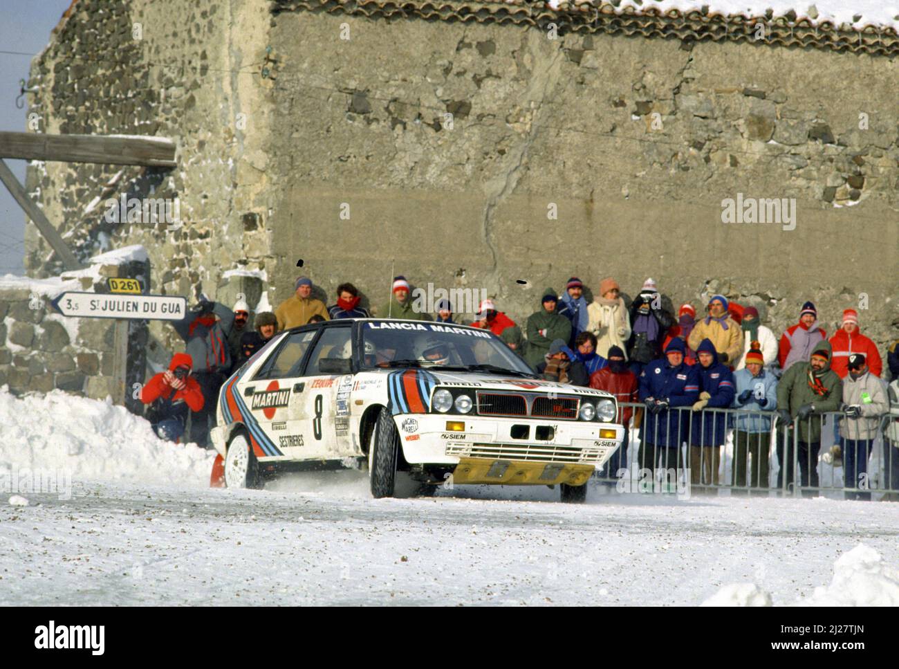 Bruno Saby (FRA) Jean Francois Fauchille (FRA) Lancia Delta HF 4WD GrA