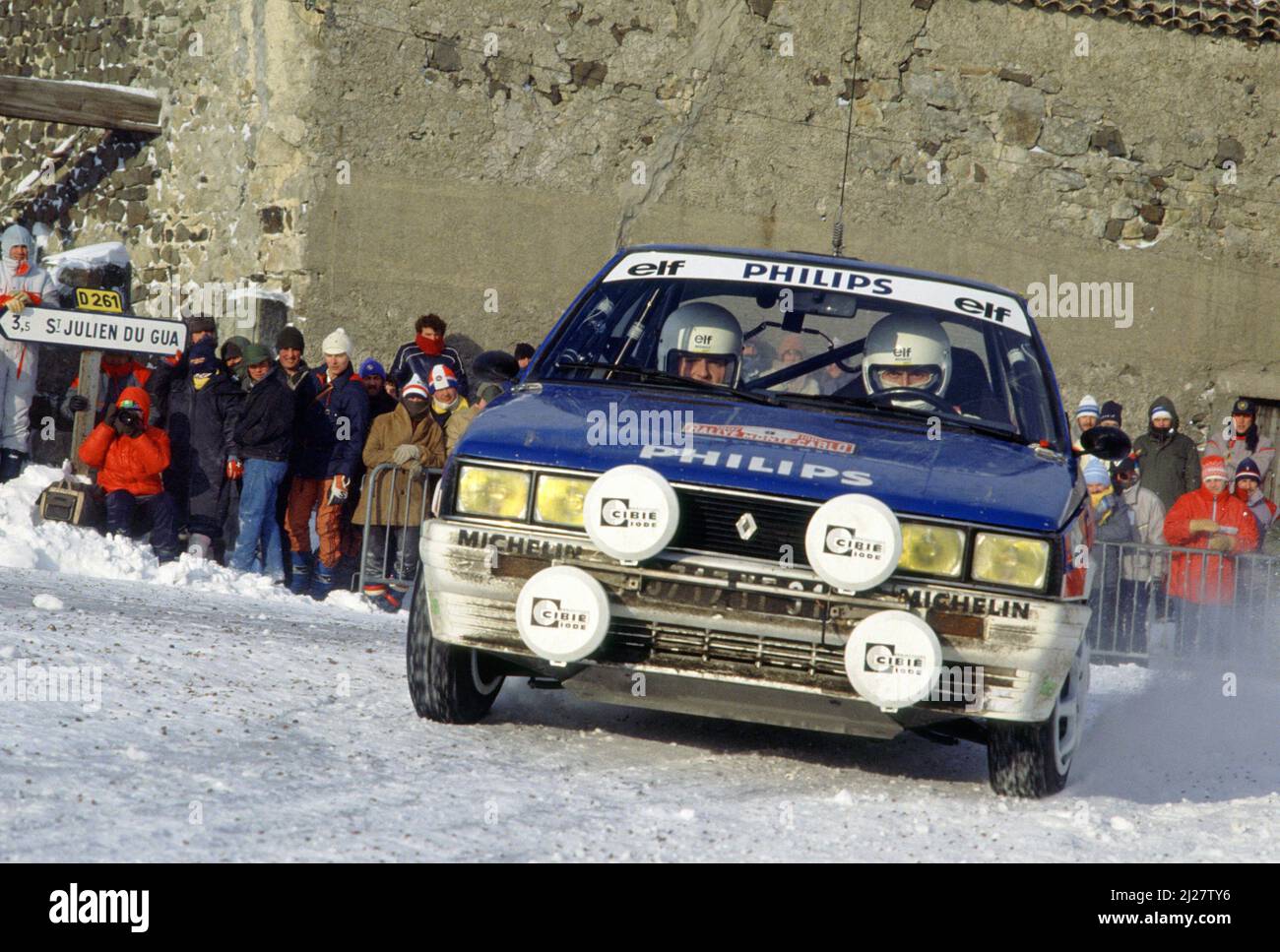 Photo Rallye 1986 – Chatriot/Périt, Renault Maxi 5 Turbo, Rallye Des Gaules