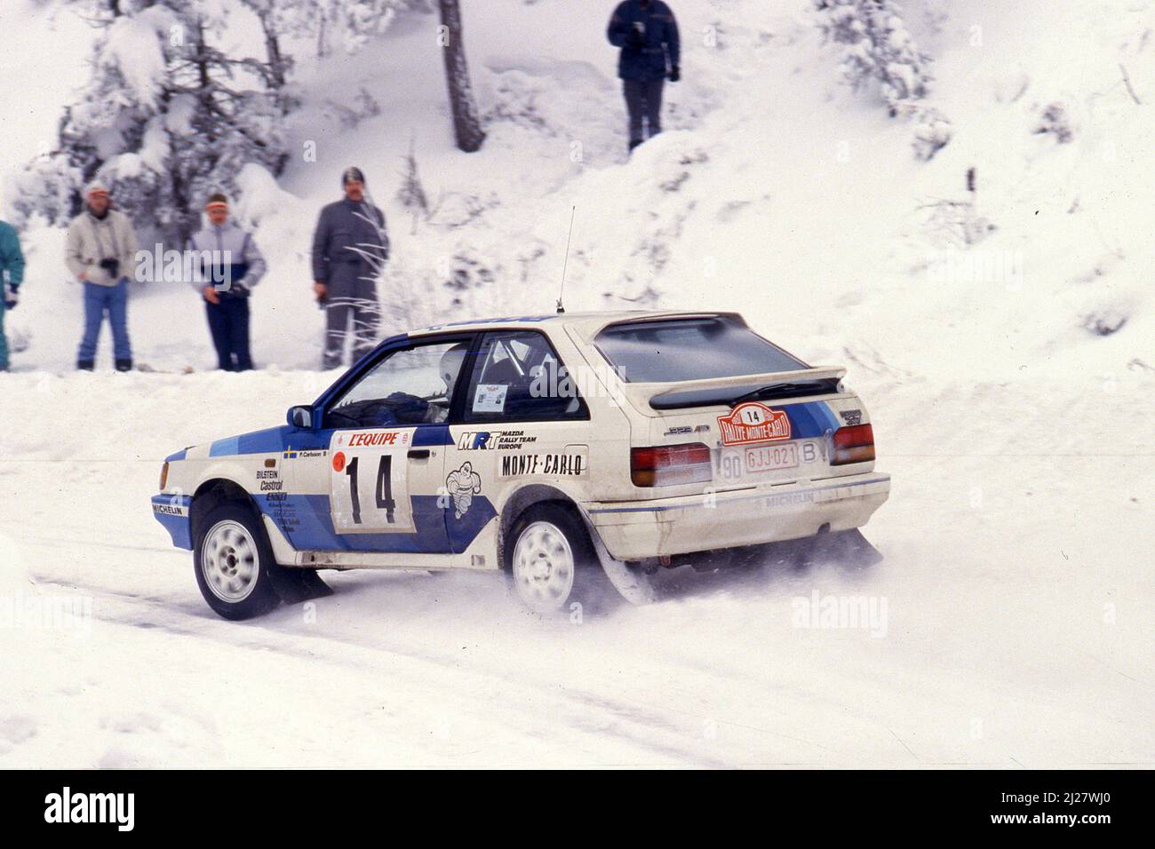 Mazda 323 GTX Gr.A Team Mazda Rally Team Europe #10 Tommi Mäkinen