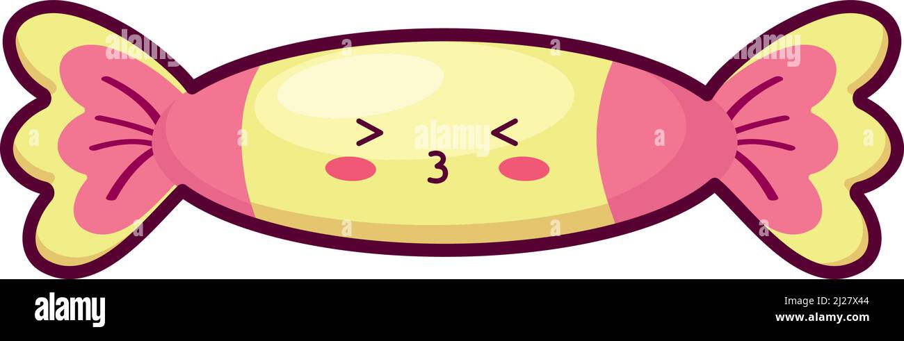 sweet candy kawaii Stock Vector Image & Art - Alamy