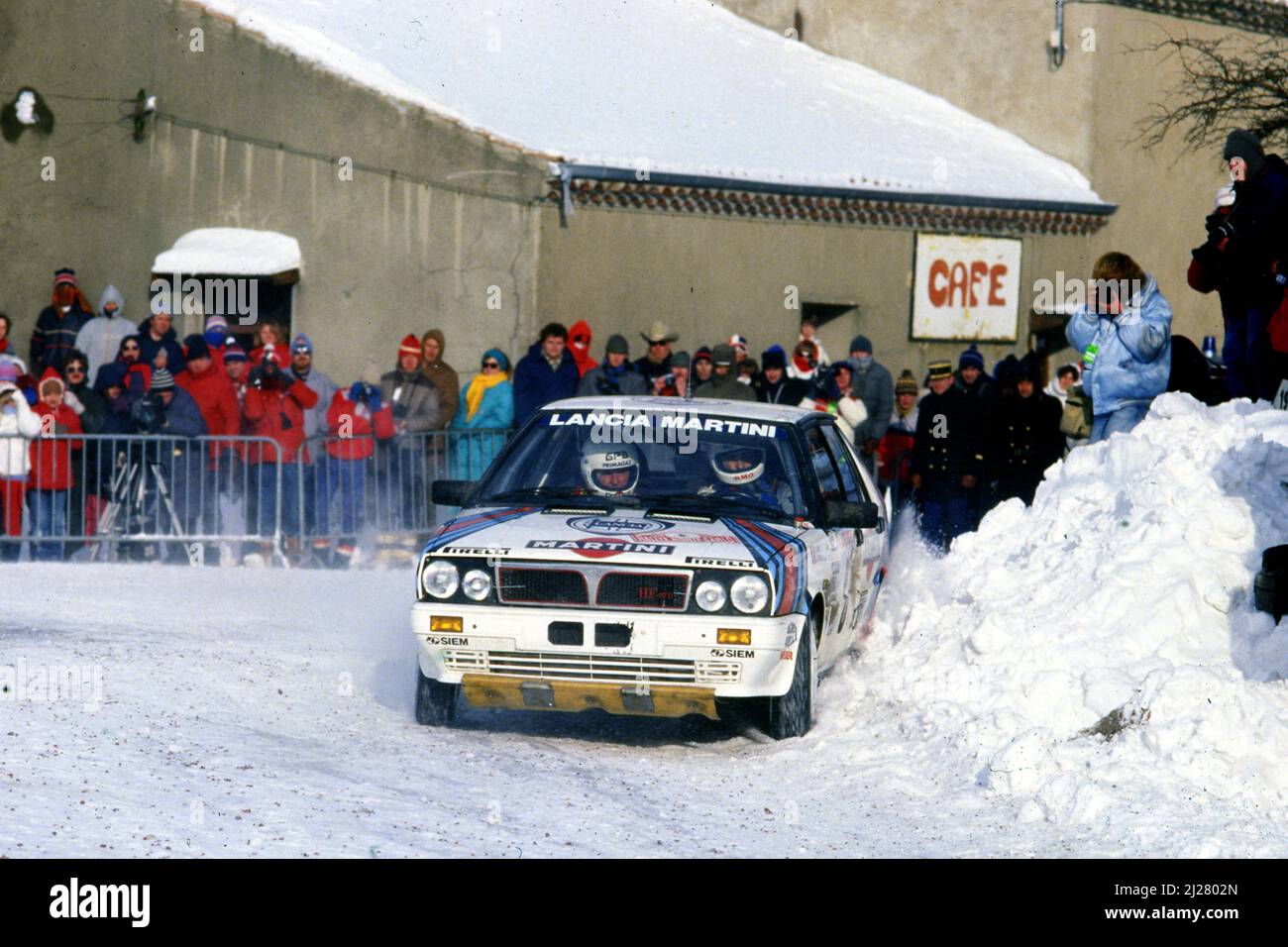 Bruno Saby (FRA) Jean Francois Fauchille (FRA) Lancia Delta HF 4WD GrA