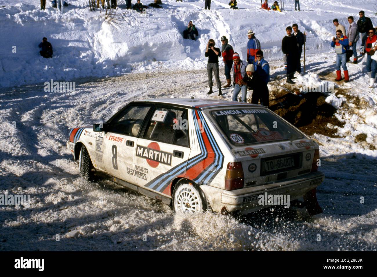 Bruno Saby (FRA) Jean Francois Fauchille (FRA) Lancia Delta HF 4WD GrA