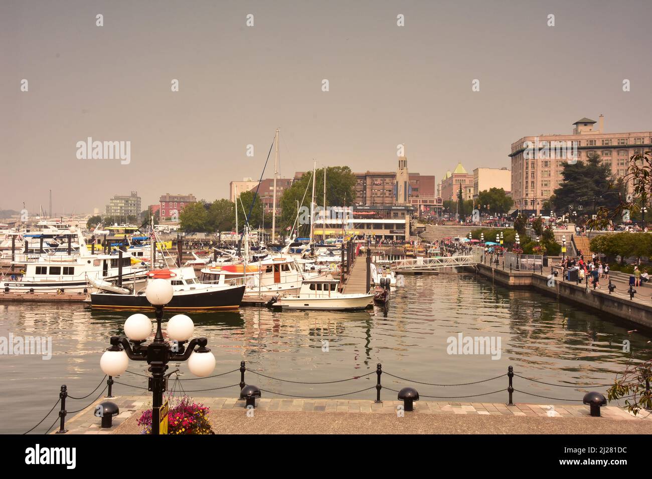 The Waterfront, Victoria, Vancouver Island, Canada Stock Photo