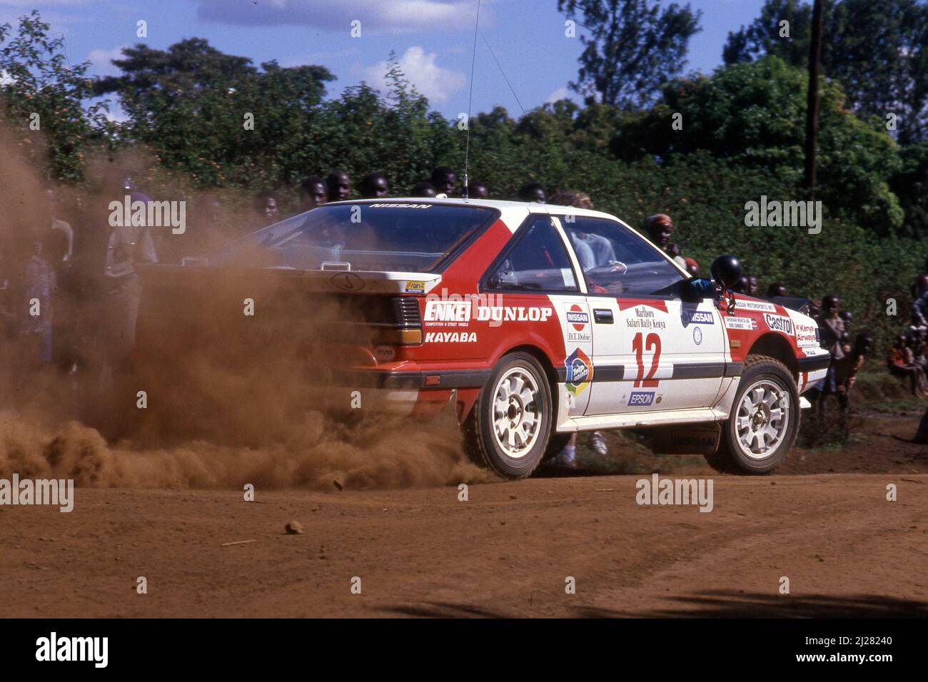 Rob Combes Rally Nissan 200sx mehta hi-res stock photography and images - Alamy