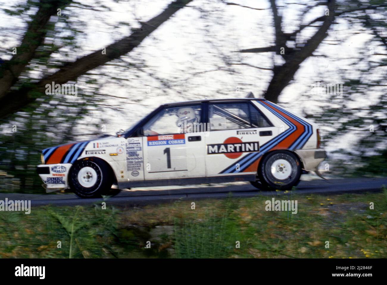 Bruno Saby (FRA) Jean Francois Fauchille (FRA) Lancia Delta HF 4WD GrA
