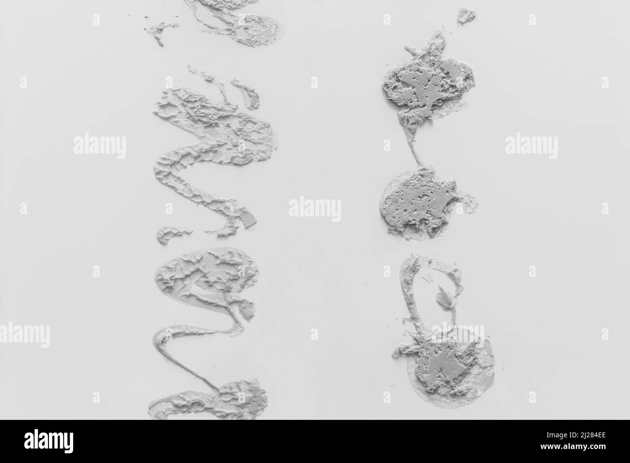 Cement stains on white spots wall tiles or floor old texture concrete