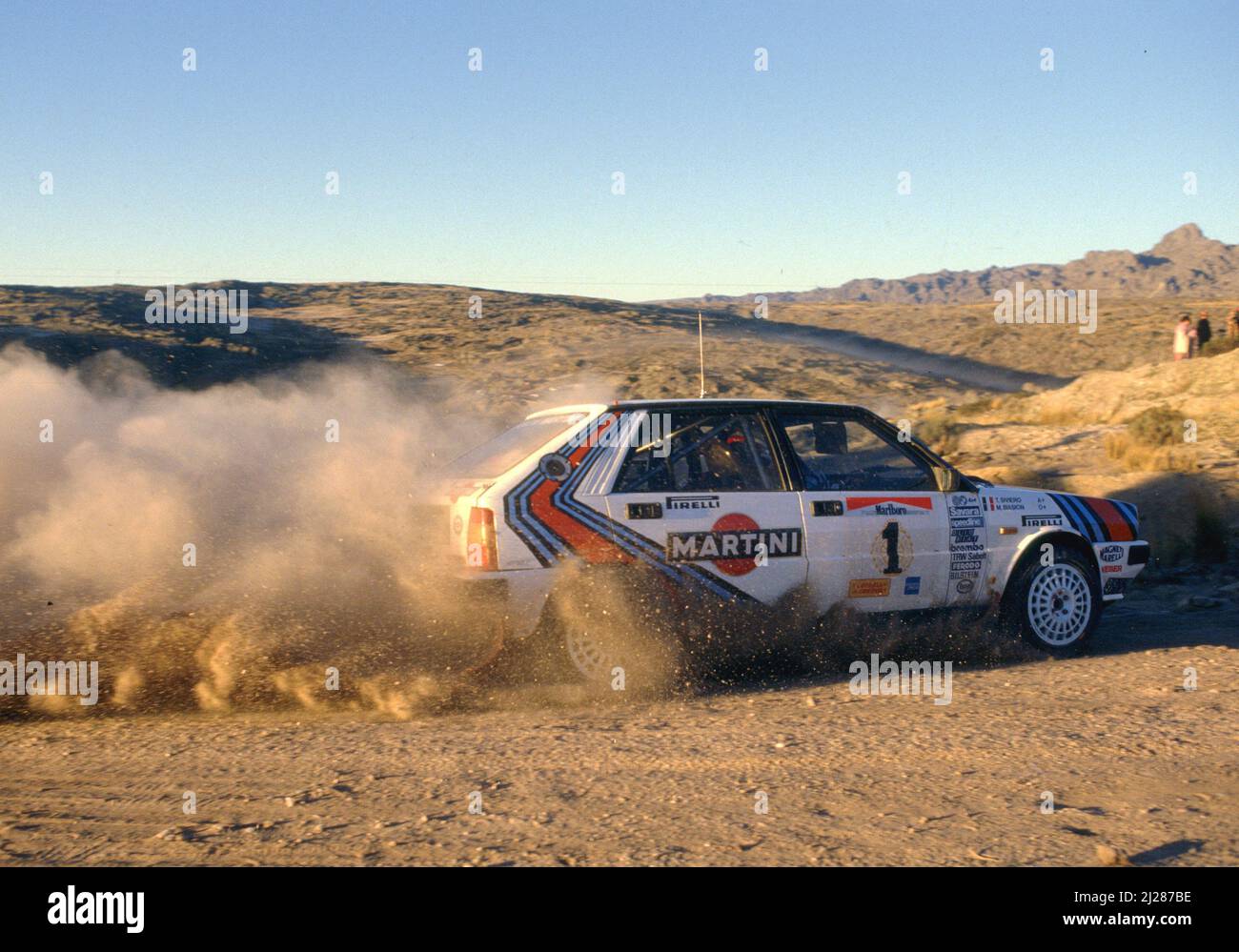 Poster Rallye - Miki Biasion / Siviero - Monte-Carlo 1987 - Lancia Delta 4WD - Autosprint