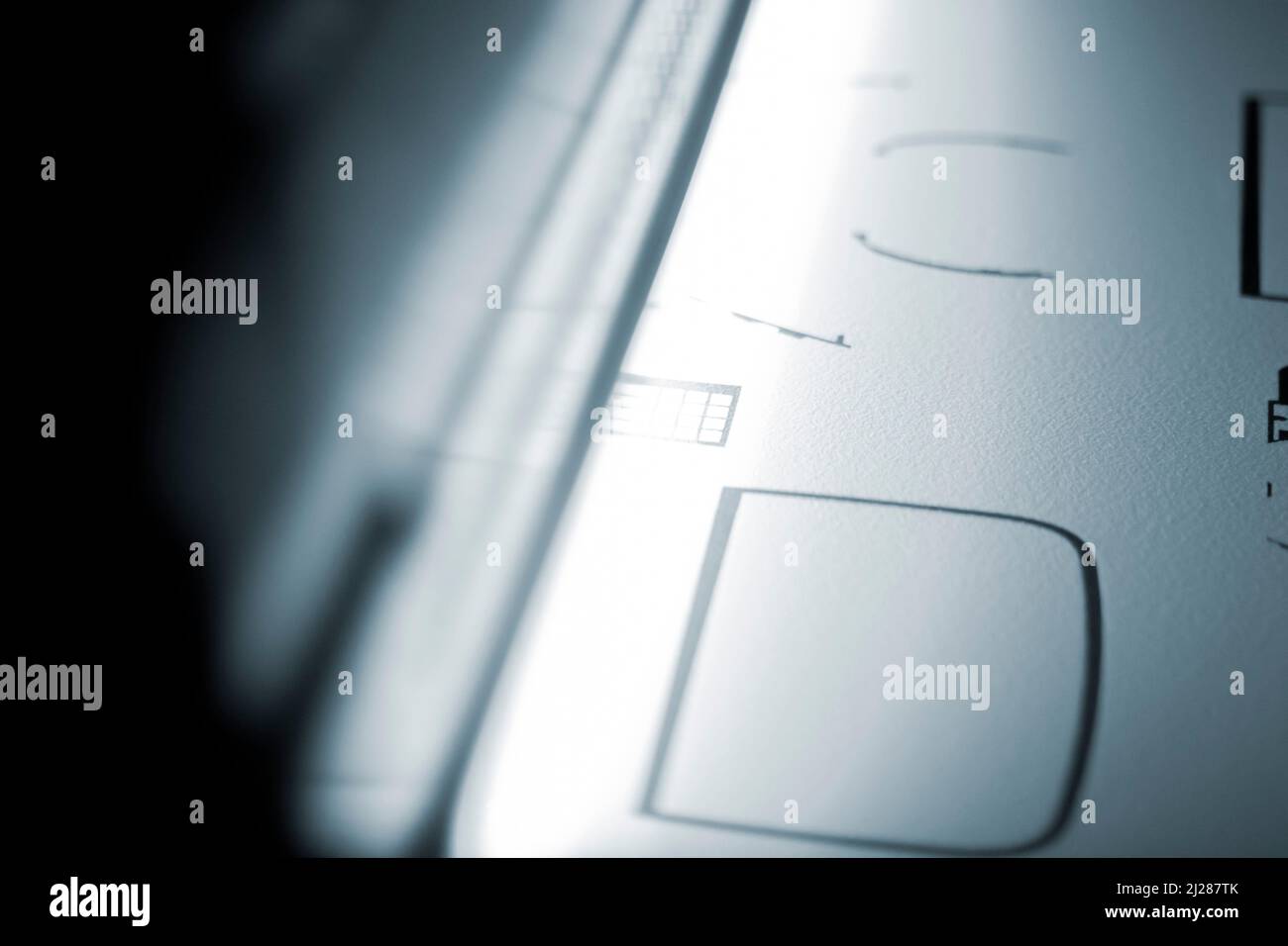 Powder 3D printer printing models from white powder polyamide closeup