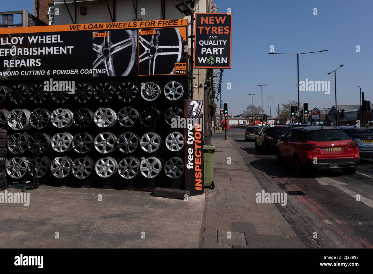 Mad House Tyres just off the Old Kent Road is well known locally for
