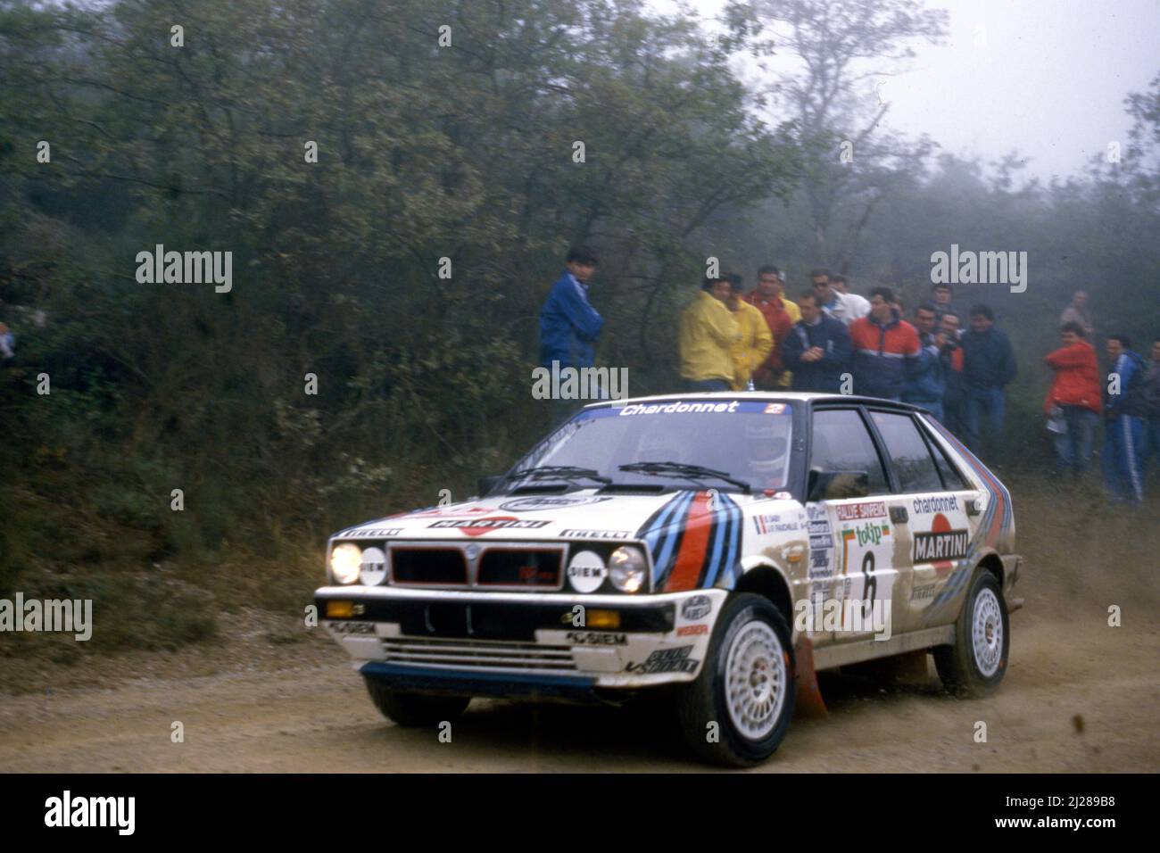 Bruno Saby (FRA) Jean Francois Fauchille (FRA) Lancia Delta HF 4WD GrA