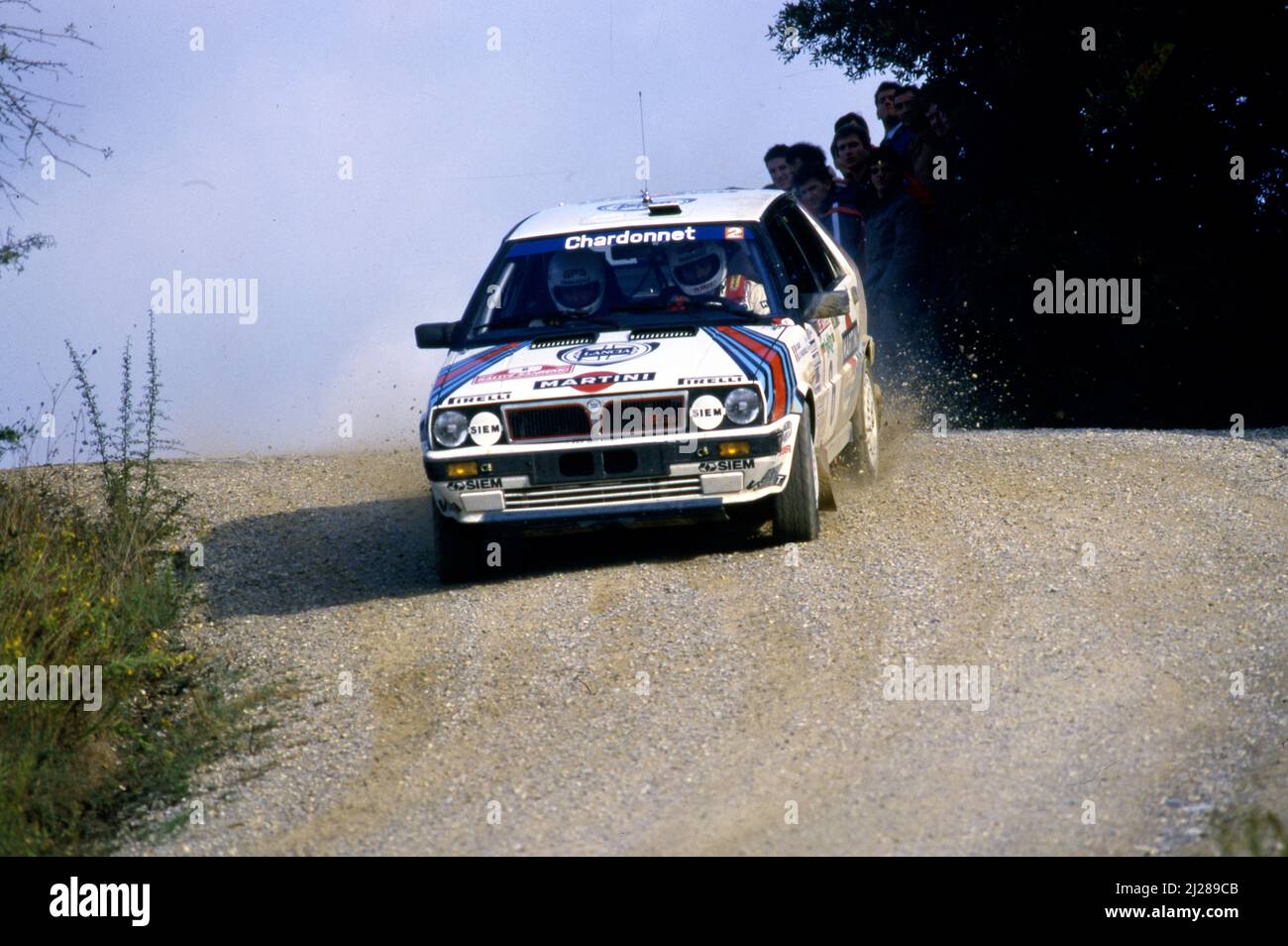 Bruno Saby (FRA) Jean Francois Fauchille (FRA) Lancia Delta HF 4WD GrA