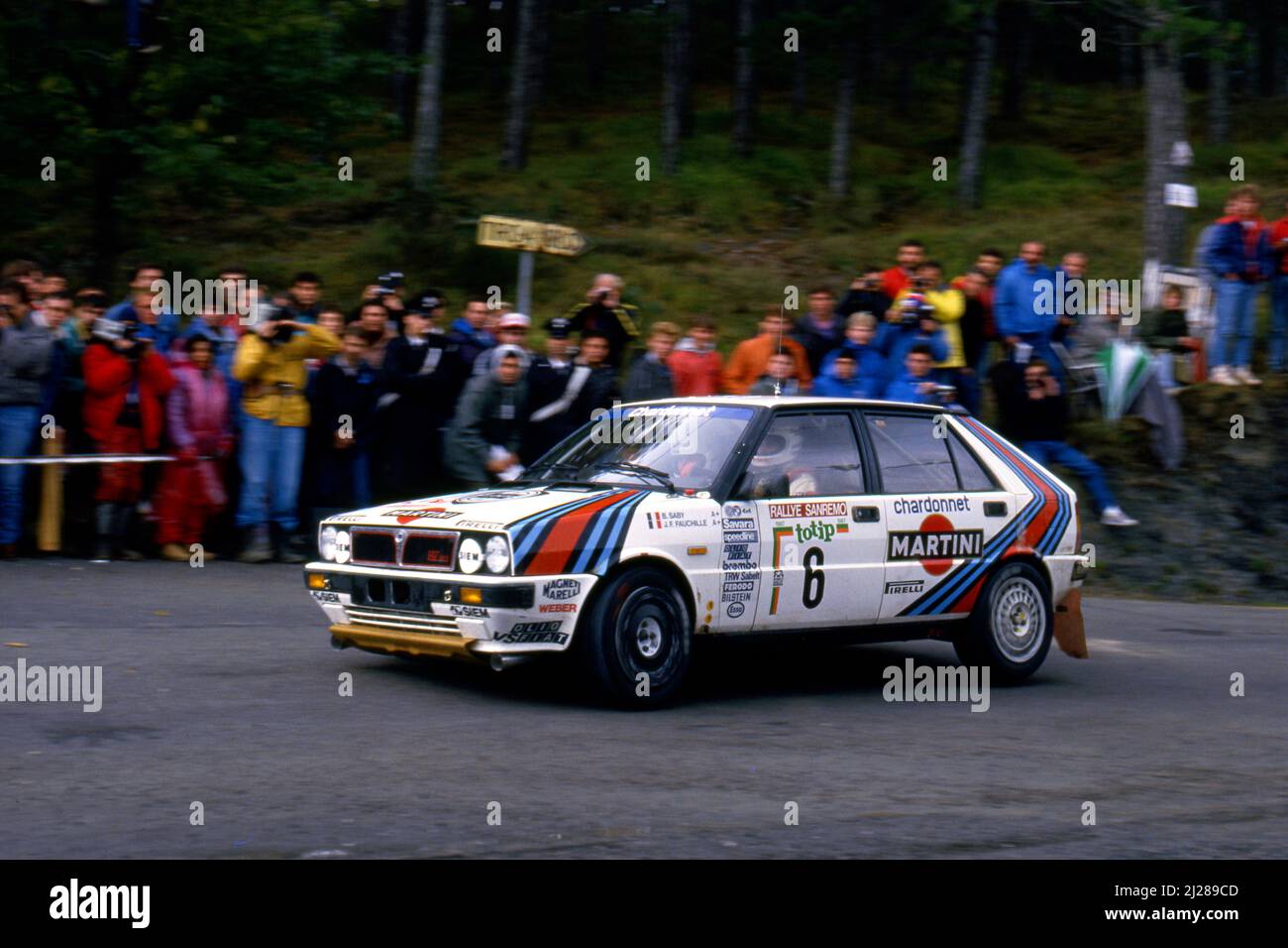 Bruno Saby (FRA) Jean Francois Fauchille (FRA) Lancia Delta HF 4WD GrA