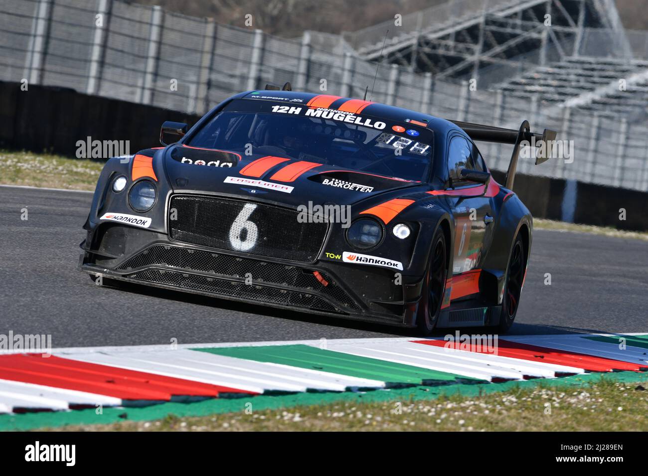 Scarperia, 24 March 2022: Bentley Continental GT3 of Team BoDa by Bas ...