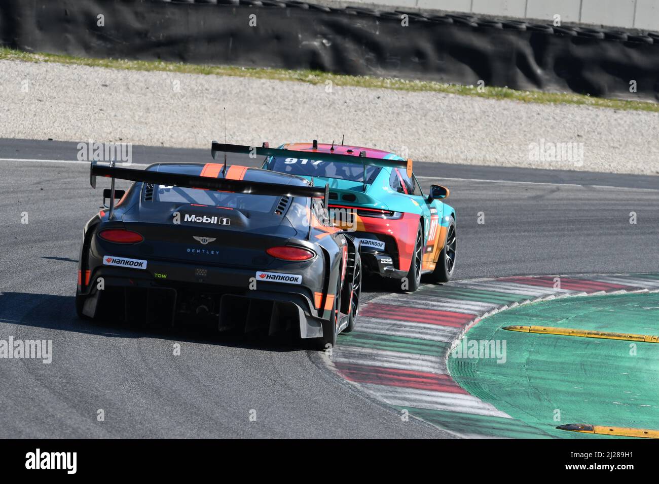 Scarperia, 24 March 2022: Bentley Continental GT3 of Team BoDa by Bas ...