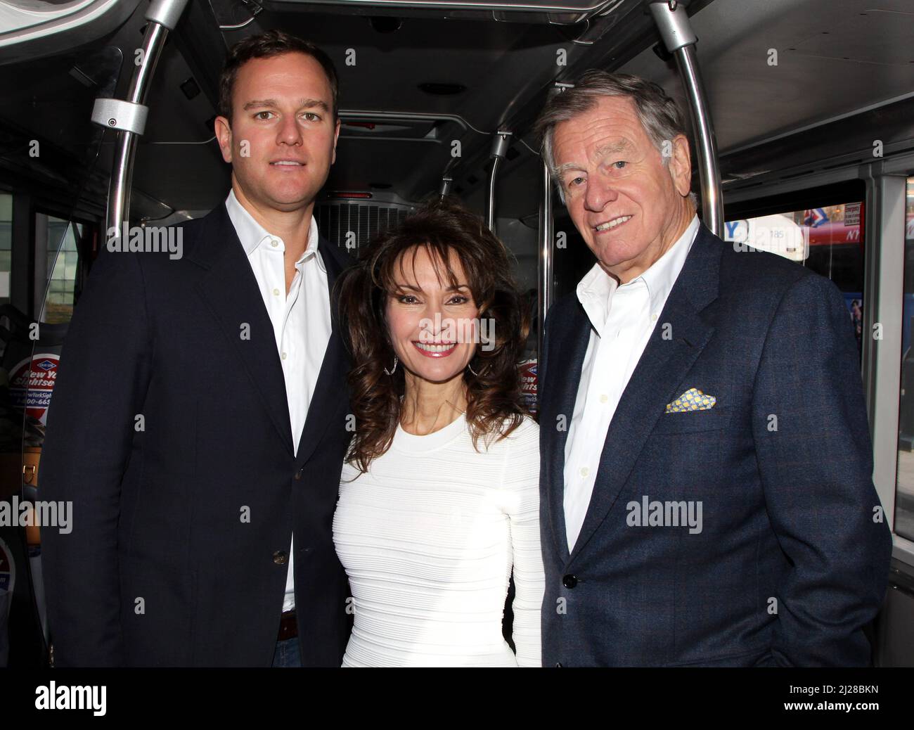 Susan Lucci, son Andreas Huber & husband Helmut Huber Grayline New York