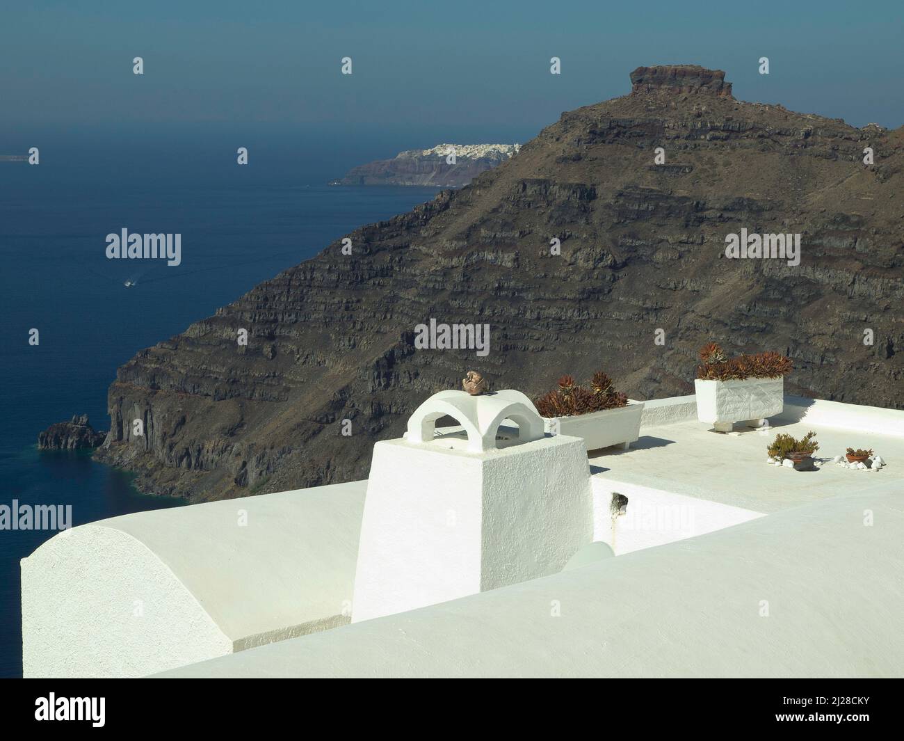 santorini island in greece Stock Photo