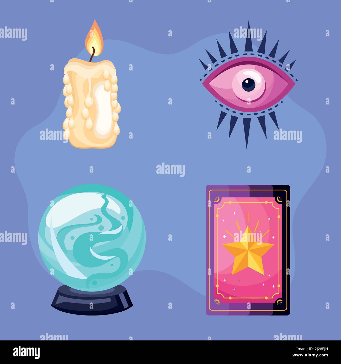 four occult esoteric icons Stock Vector Image & Art - Alamy