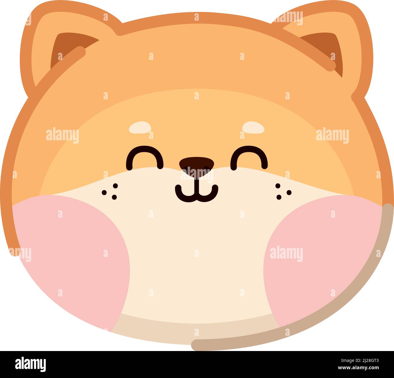 cute dog face Stock Vector Image & Art - Alamy