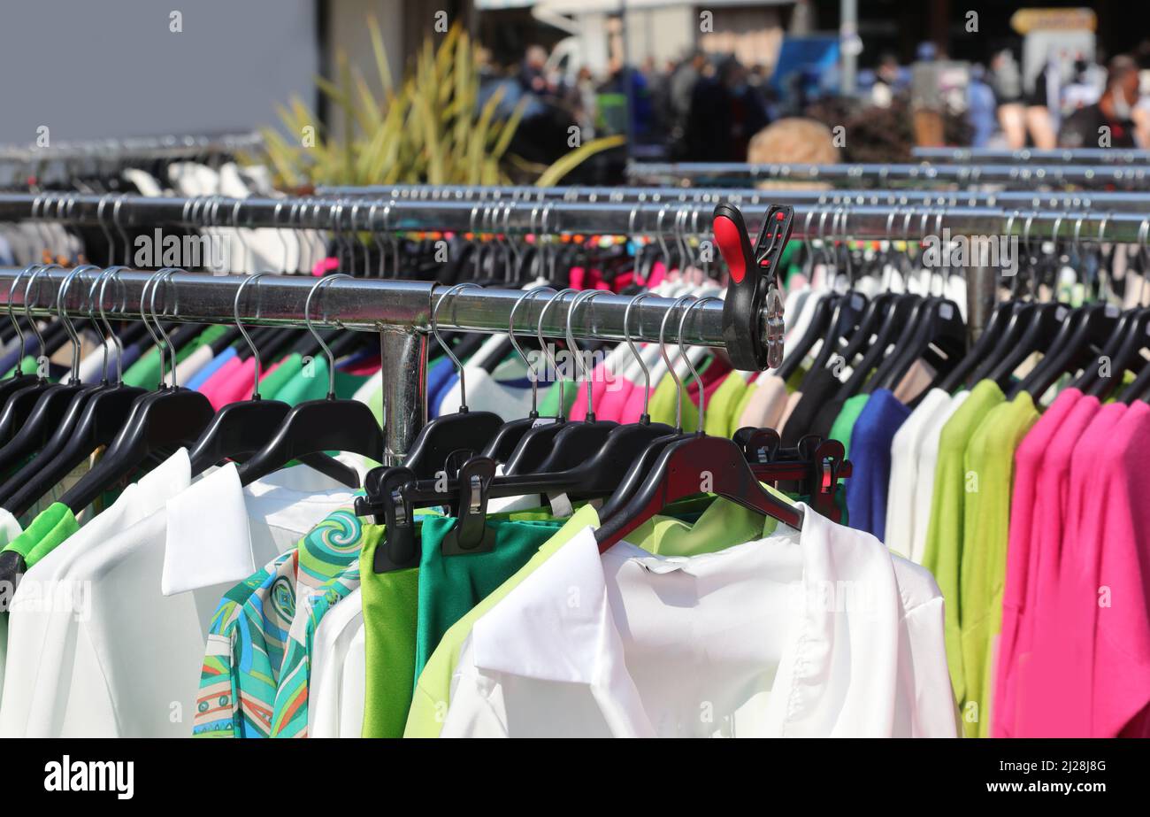Clothing Racks Market Stalls At Randy Eubanks Blog