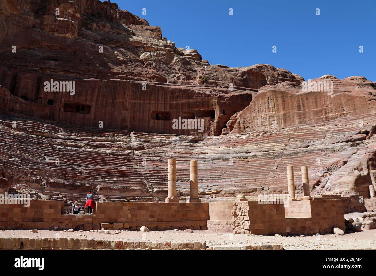 The Theatre at Petra Stock Photo