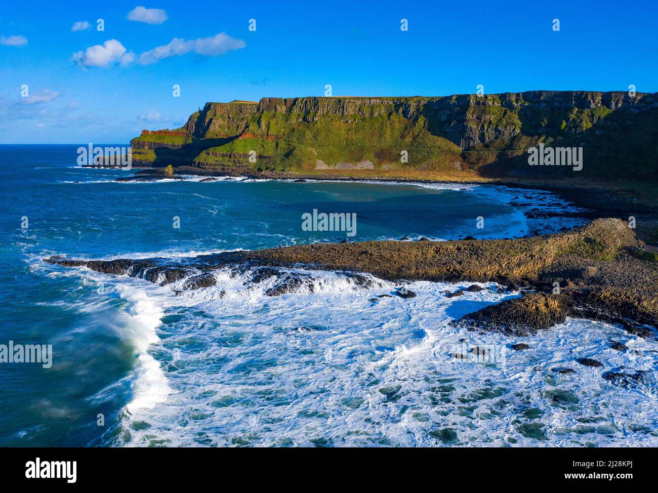 Aerial photograph of the UNESCO World Heritage Site the Giamt's