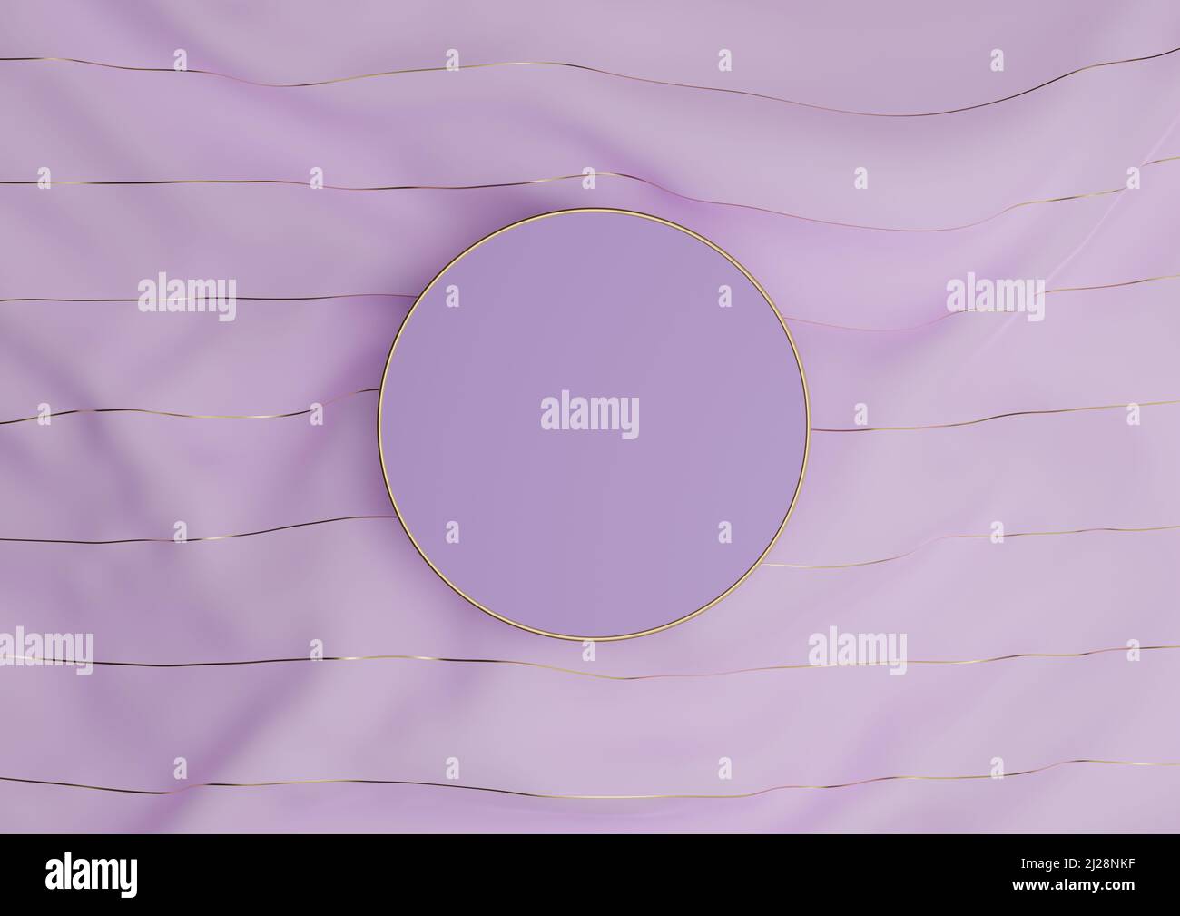 Light, pastel, lavender purple 3D rendering luxury product display ...