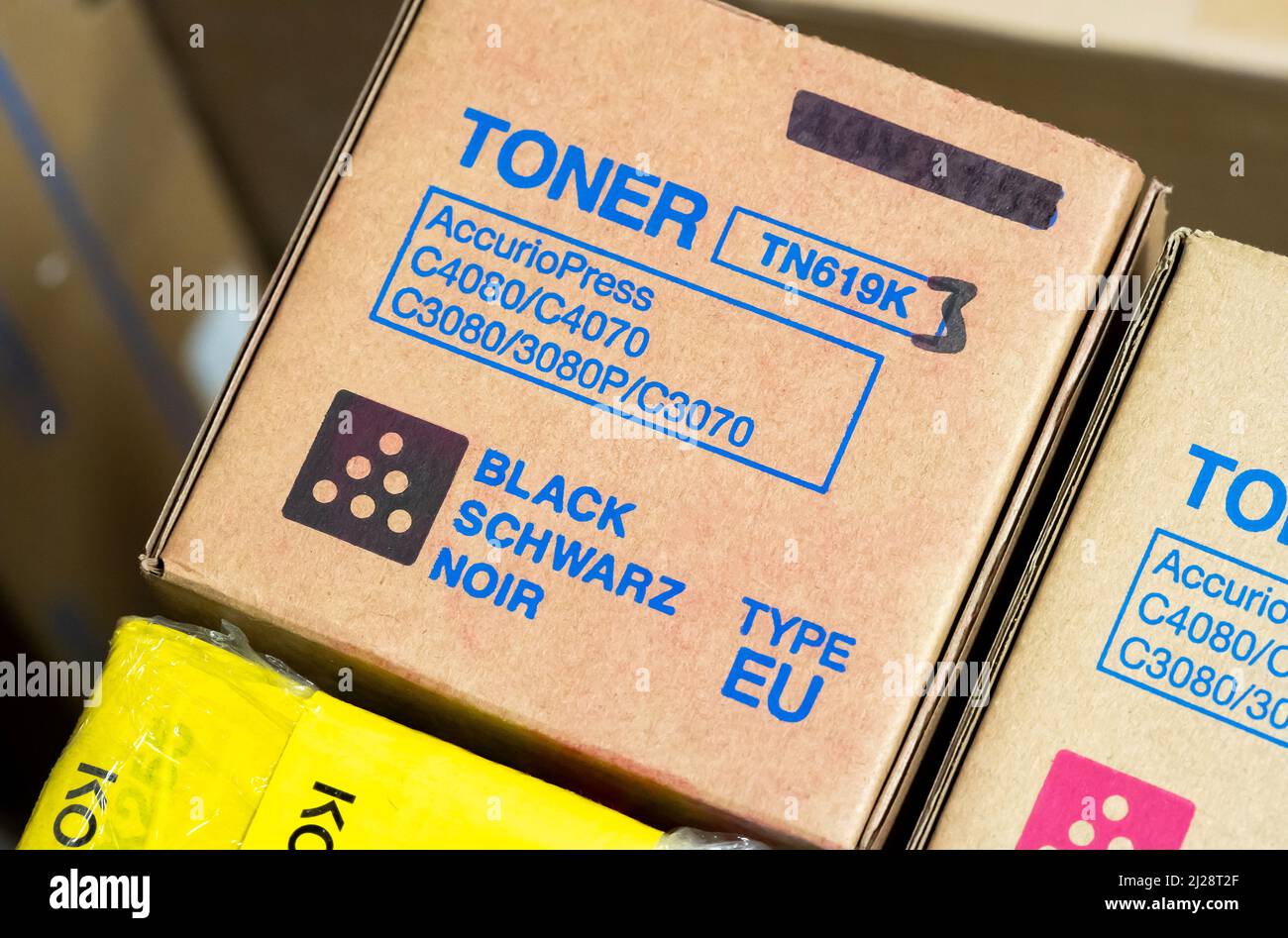 Ink cartridge recycling container hires stock photography and images