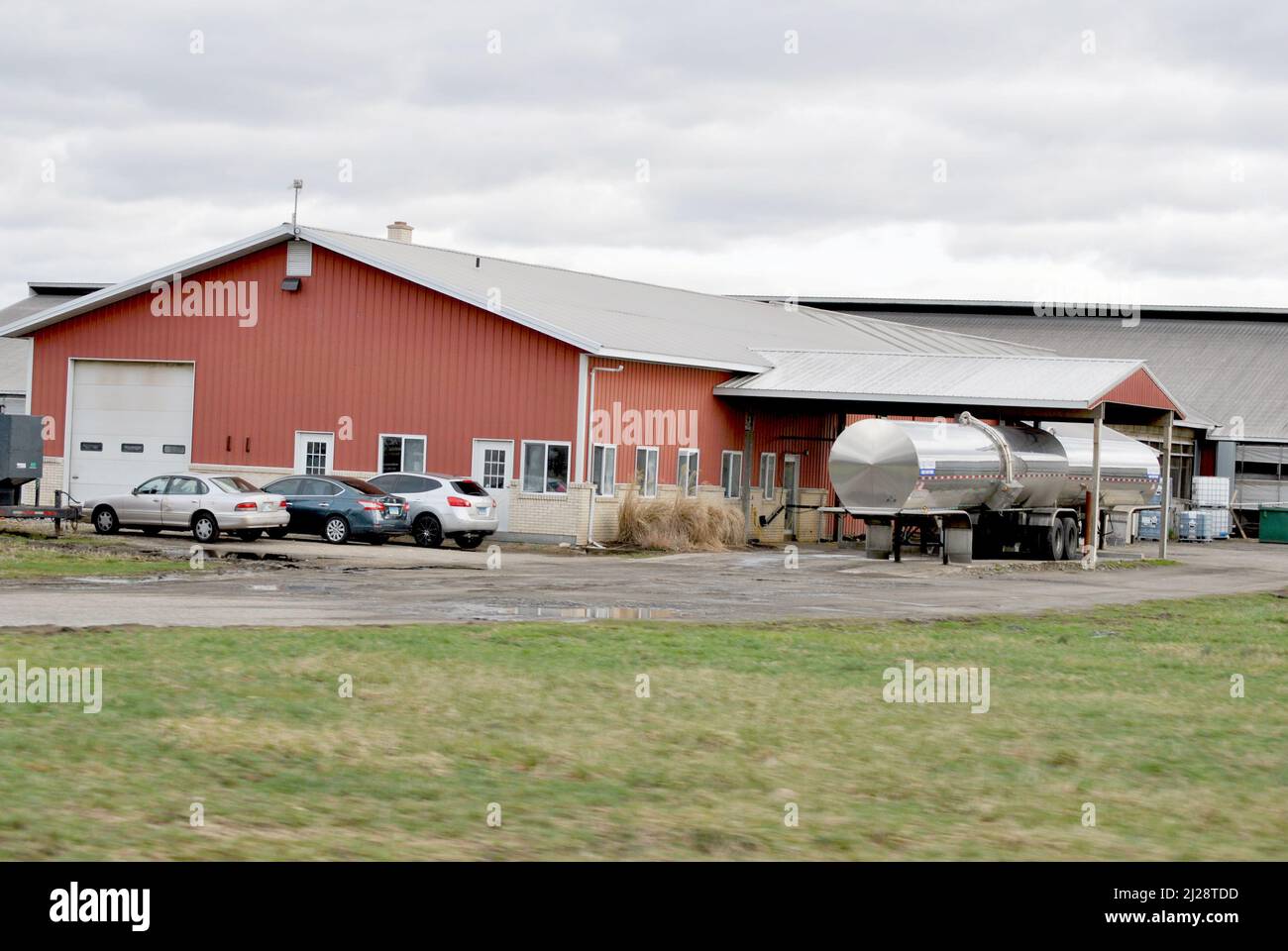 Old Farm house on a Cloudy Day Stock Photo - Alamy