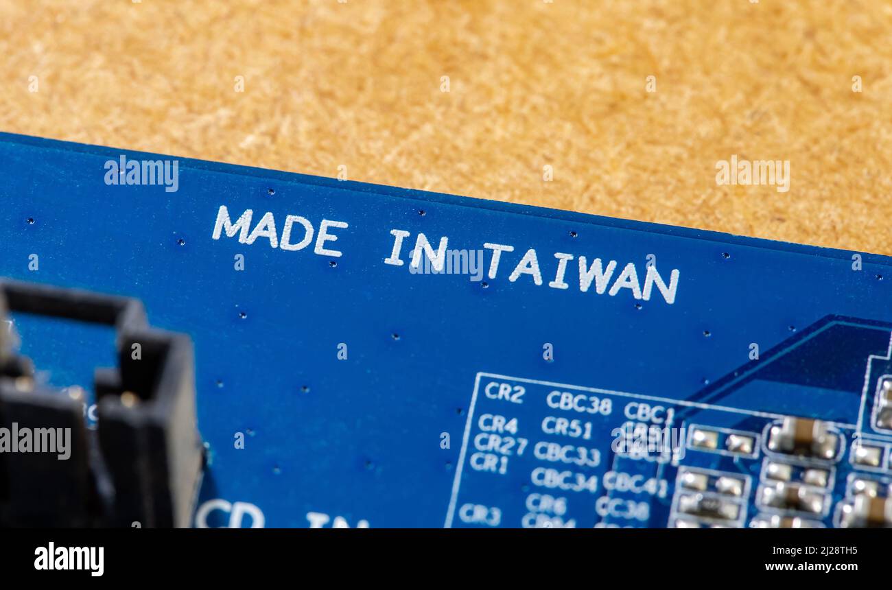 Label made in taiwan hi-res stock photography and images - Alamy