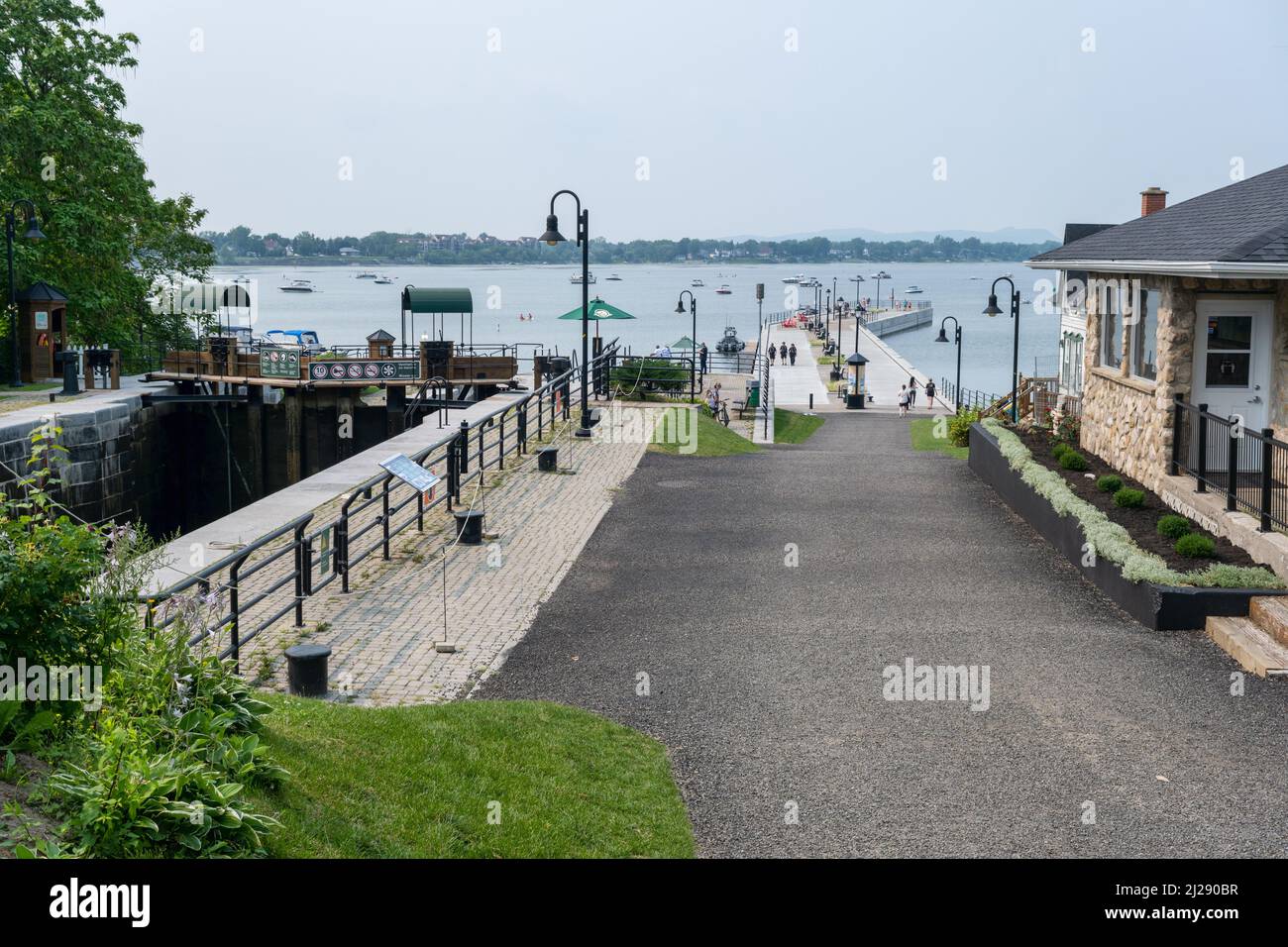 Chambly, CA 19 July 2021 Chambly Marina Stock Photo Alamy