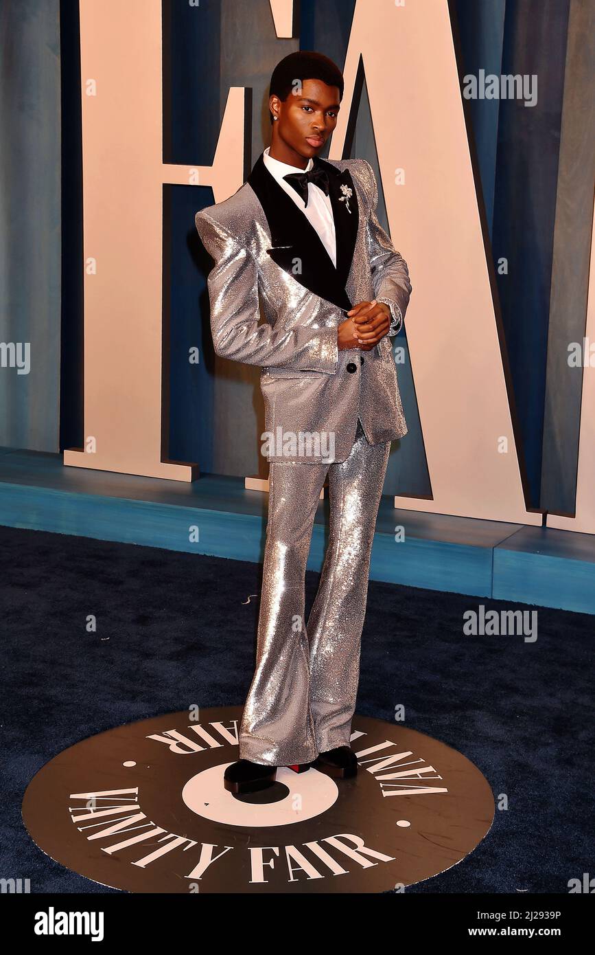 BEVERLY HILLS, CA MARCH 27 Alton Mason attends the 2022 Vanity Fair
