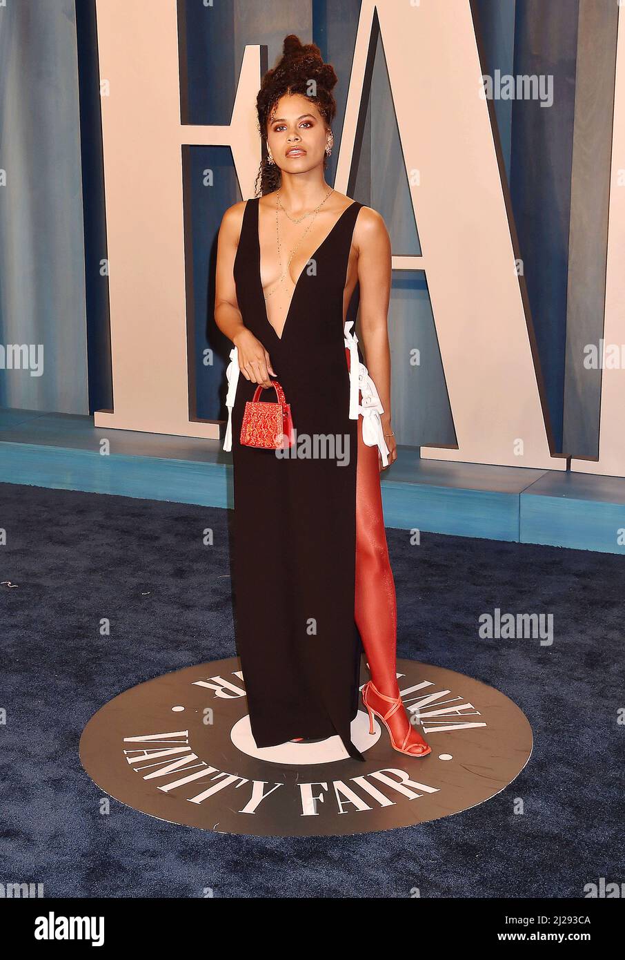 BEVERLY HILLS, CA - MARCH 27: Zazie Beetz attends the 2022 Vanity Fair
