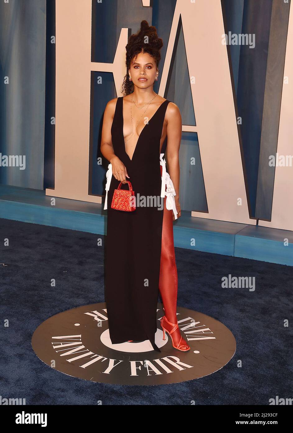 BEVERLY HILLS, CA - MARCH 27: Zazie Beetz attends the 2022 Vanity Fair