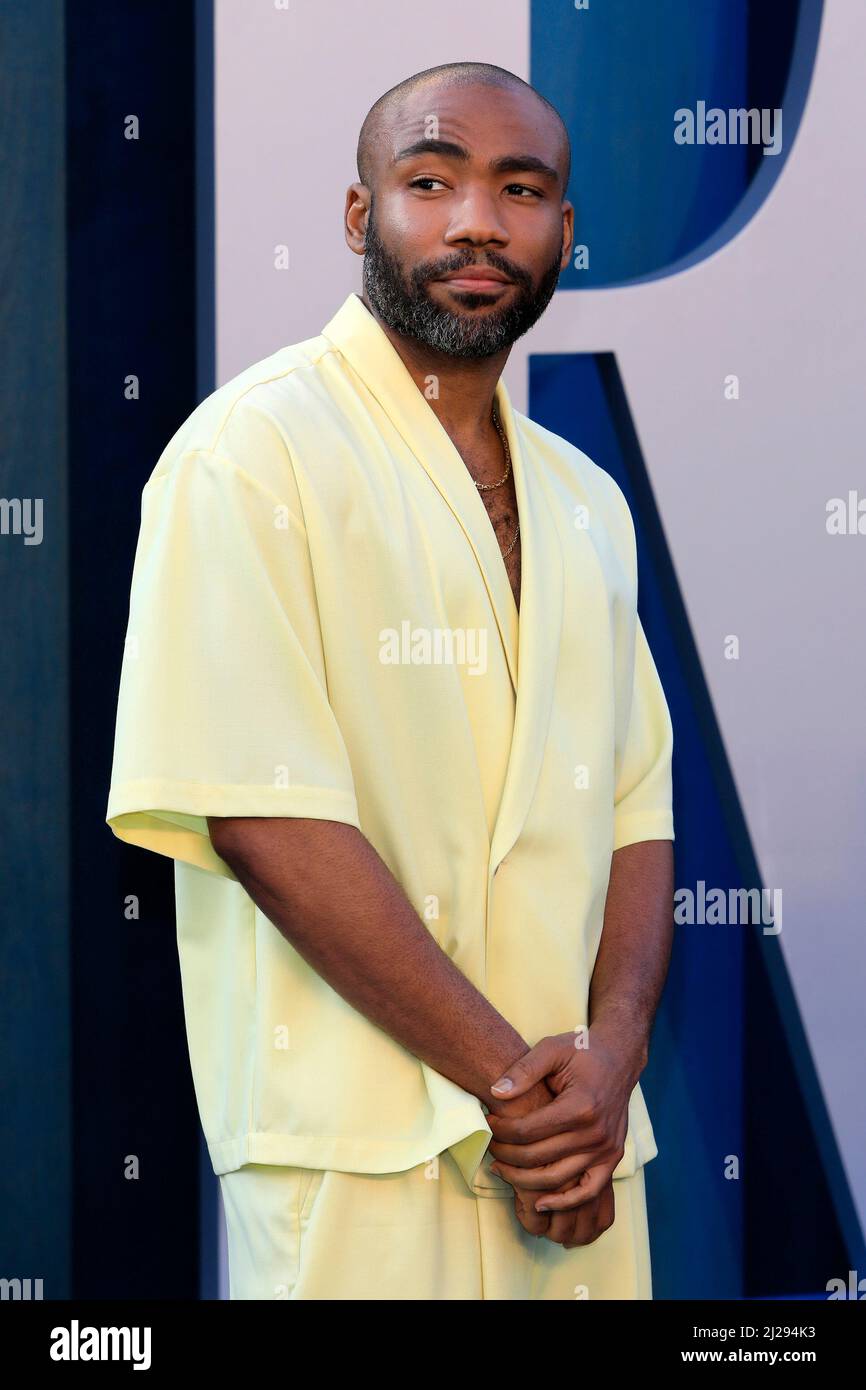 LOS ANGELES MAR 27 Donald Glover at the Vanity Fair Oscar Party at