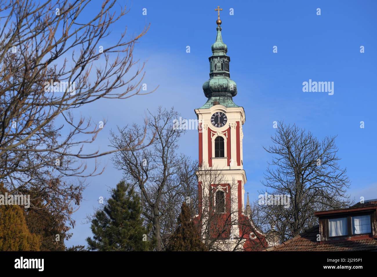 Szentendre Serbian Orthodox Church. Hungary Stock Photo