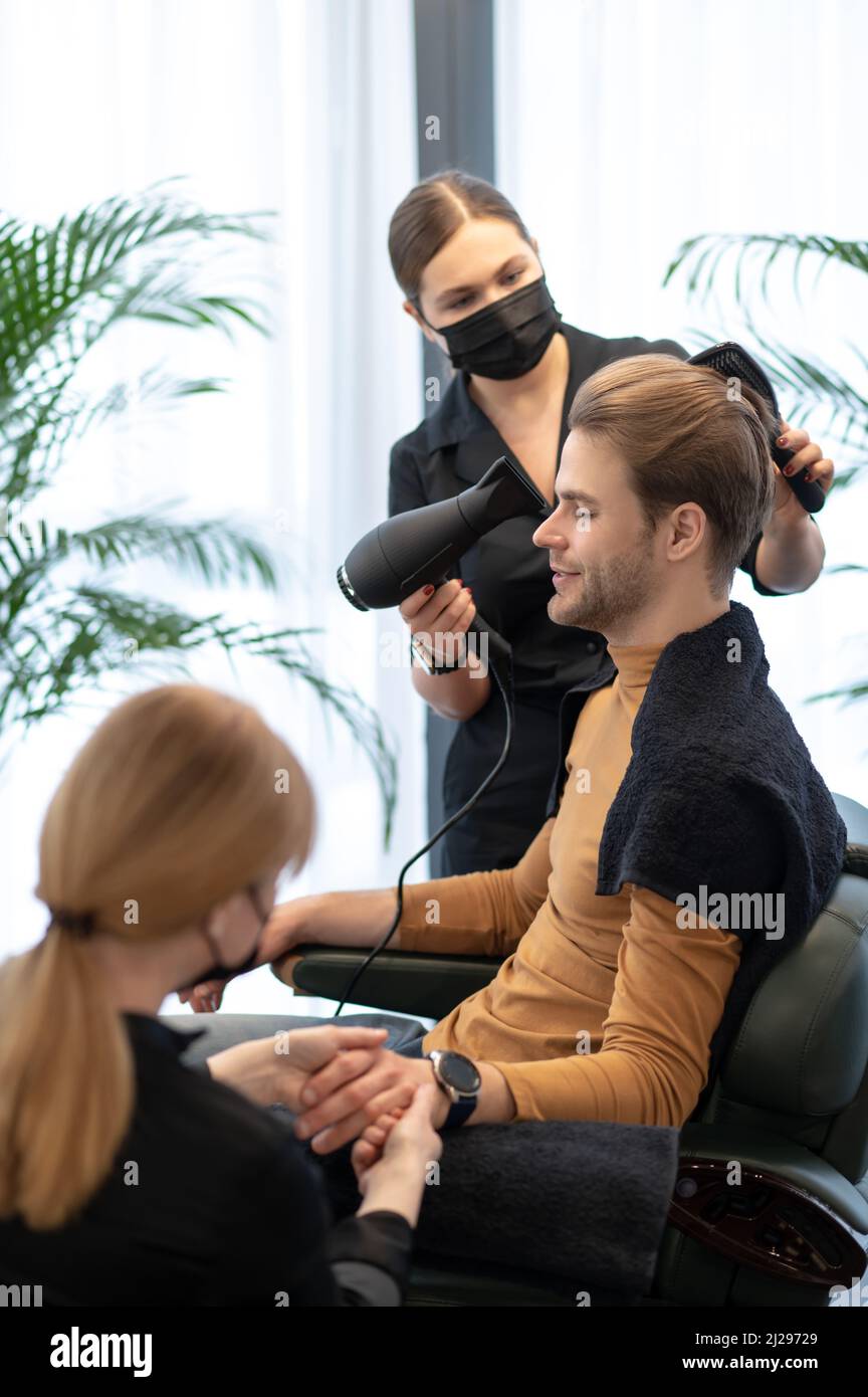 Haircare procedures hi-res stock photography and images - Alamy
