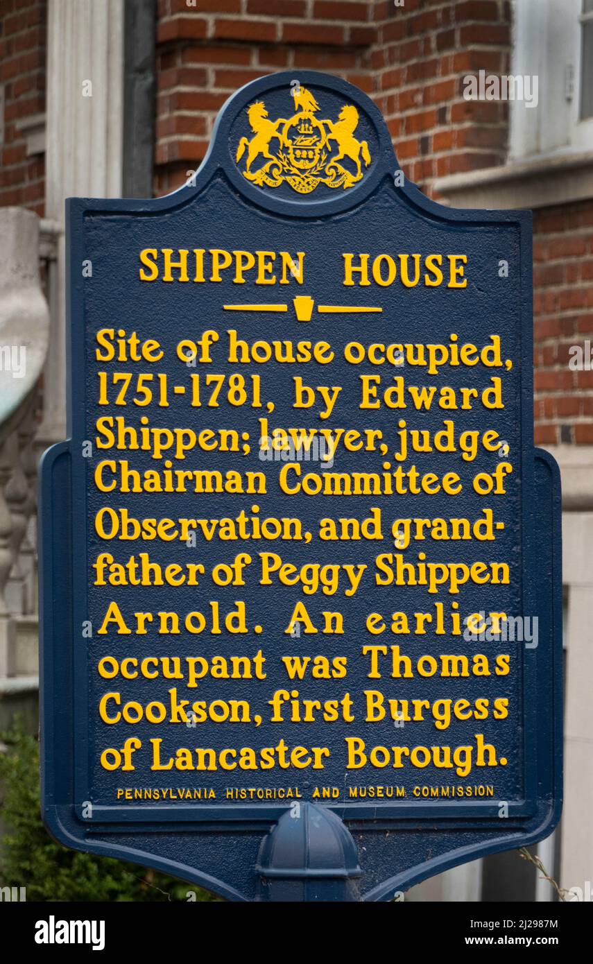 Edward shippen peggy arnold hires stock photography and images Alamy