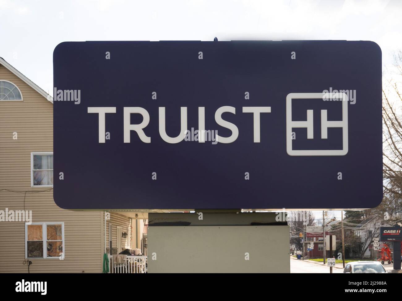 Truist bank building sign Manheim Pike branch Lancaster PA Stock Photo